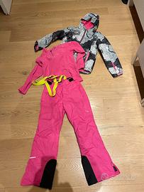 Completo sci bambina 11/12 anni