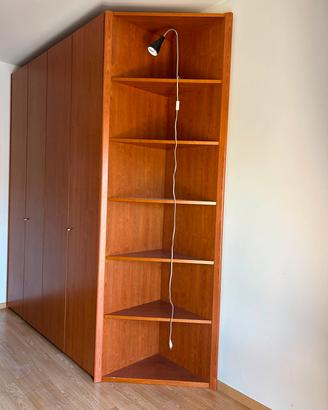Armadio angolare 247×256×65 cm