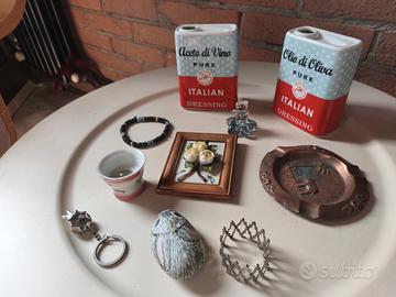 Lotto articoli vintage: Oggetti decorativi