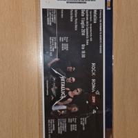 Biglietto originale Metallica - Rock in Roma 2014