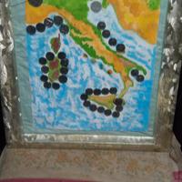 quadro,con monete, souvenir