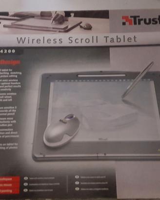 TAVOLETTA GRAFICA TRUST CON PENNA E MOUSE WIRELESS
