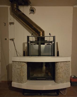 Termocamino Palazzetti 78 Frontale + rivestimento