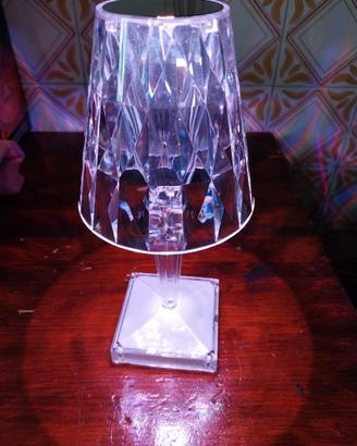 Lampada crystal ricaricabile usb
