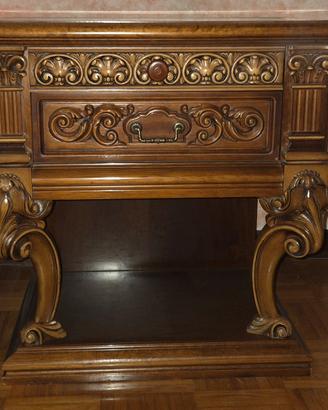 Coppia Comodini vintage legno massello