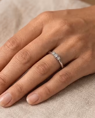 Anello Trilogy 0.18ct