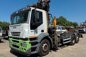 IVECO STRALIS 350 SCARRABILE con GRU + POLIPO