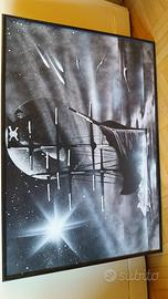 Acrilico con cornice firmato