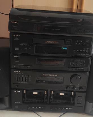 Impianto Stereo Hi-Fi Vintage Sony