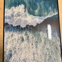 Quadro Desenio 50x70 cm con cornice nera - Oceano