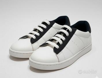 Scarpe da ginnastica/sneakers bianche e nere per b