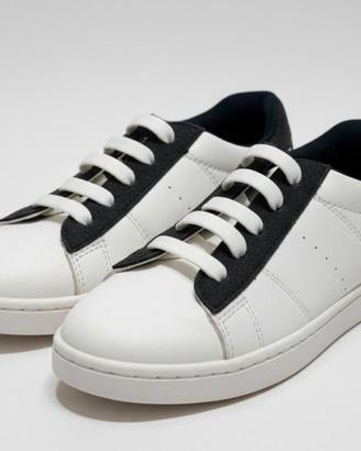 Scarpe da ginnastica/sneakers bianche e nere per b