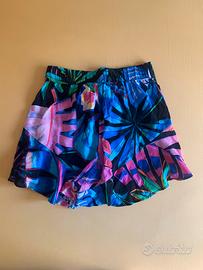 Desigual Pantaloncini Shorts - Navy Tropicale TG.M