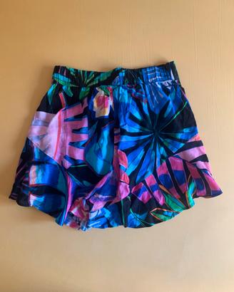 Desigual Pantaloncini Shorts - Navy Tropicale TG.M