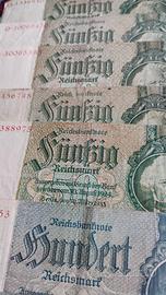 marchi tedeschi emessi nel 1932/33  12 banconote