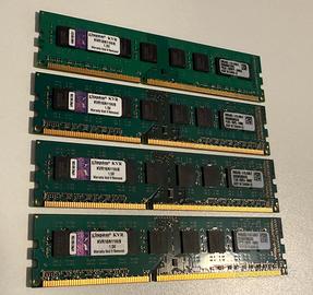RAM DDR3 32Gb, 4xKingston KVR16N11H/8