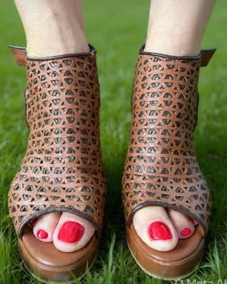Bagatt Sandali Traforati in Vera Pelle made italy