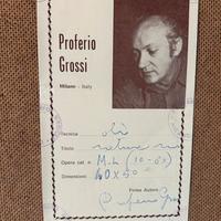 Quadro artista Proferio Grossi