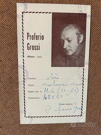 Quadro artista Proferio Grossi