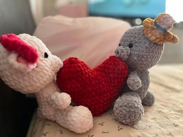 Orsetti cuore - Amigurumi