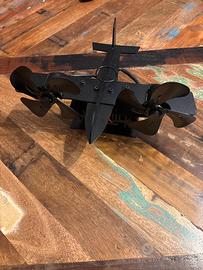Ventilatore da stufa a forma di aereo