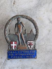 spilla distintivo d'epoca Firenze 