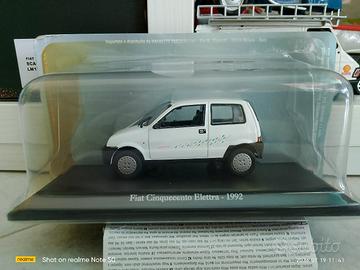 modellino Fiat Cinquecento Elettra 1992 1/43 Norev