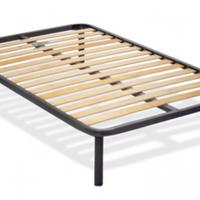 Rete a doghe in legno 1 piazza e mezza e materasso