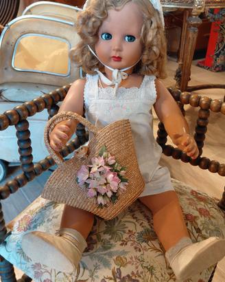 Bambola antica anni '40/'50 