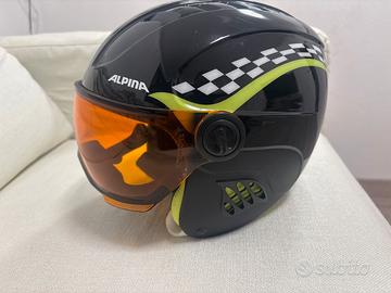 Casco sci Alpina  con visiera 51-55
