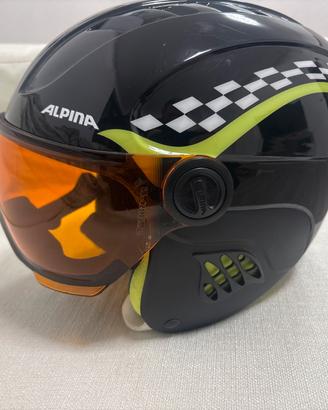 Casco sci Alpina  con visiera 51-55