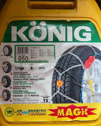 CATENE DA NEVE 10 MM KONIG T2 MAGIC 10 - 050