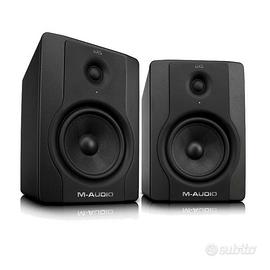 Monitor amplificati M-AUDIO BX5 + DAC + Cavi XLR