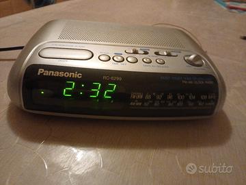 orologio radio sveglia panasonic