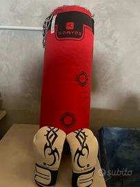 Sacco da pugilato + guantoni