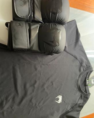 Guantoni venum MMA + maglietta rashguard venum