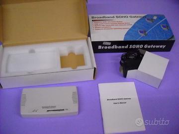 Router IRS405, 4 porte lan + 1 porta wan, completo