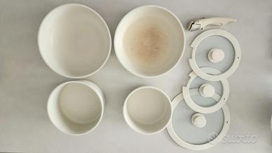 Set pentole antiaderenti CAROTE 8 pezzi 2 manici