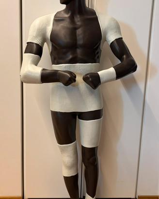 Rara Statua del Dottor Gibaud in plastica Vintage