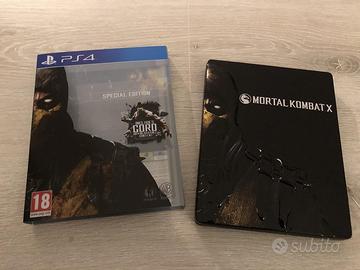 PS4 Mortal Kombat X con SteelBook in Alluminio