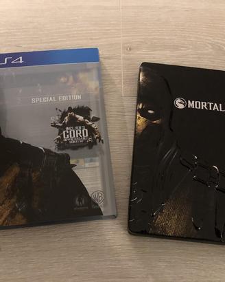 PS4 Mortal Kombat X con SteelBook in Alluminio