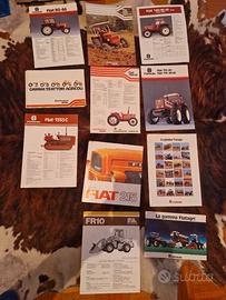 trattori fiat  fiatagri brochure deplian  