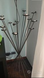 Candelabro in ferro battuto