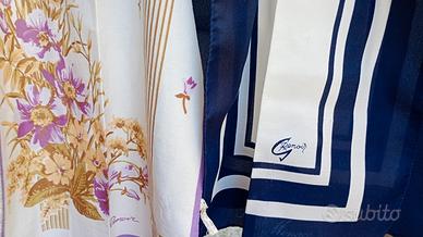 Lotto 2 foulard vintage Gim Renoir anni 70/80 