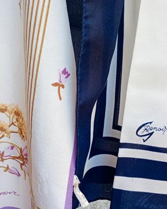 Lotto 2 foulard vintage Gim Renoir anni 70/80 