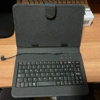 Cover con tastiera x tablet