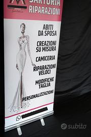 ESPOSITORE - STAND PUBBLICITARIO - 2 METRI