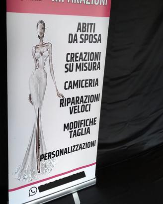 ESPOSITORE - STAND PUBBLICITARIO - 2 METRI