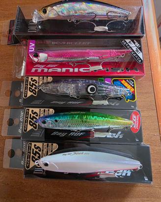 Duo Japan lotto 5 esche artificiali spinning nuove