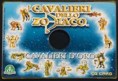 I Cavalieri dello Zodiaco Cavalieri D'Oro CD CARD